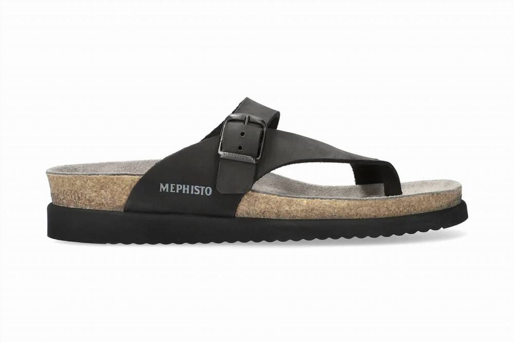 NEW MEPHISTO women's helen sandal in black